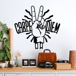 Wallity Carpe Diem 2 Escultura de Pared Negra
